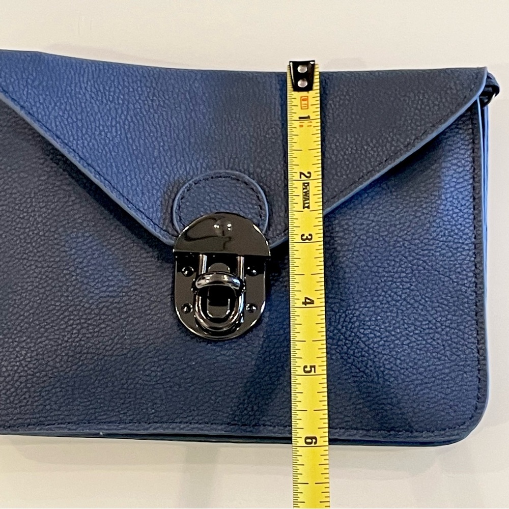 Small Blue Crossbody / Clutch Bag Purse - Picture 7 of 8
